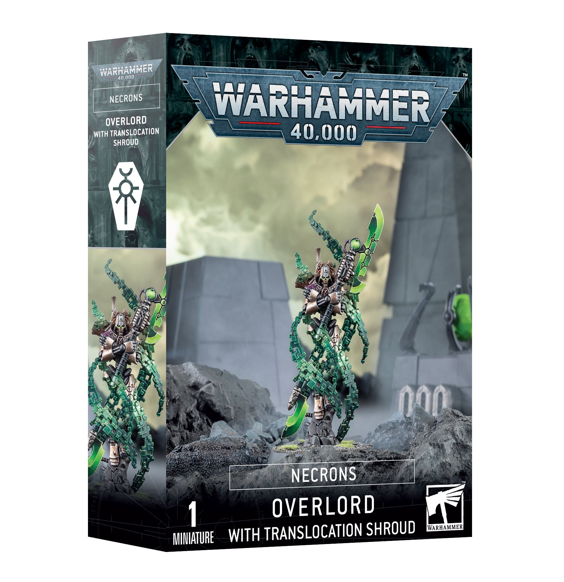Necrons Overlord with Translocation Shroud