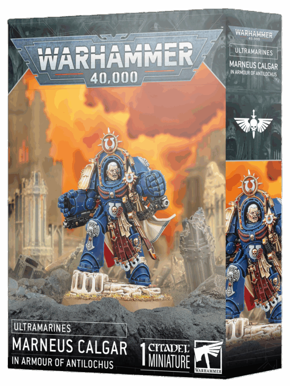 Ultramarines Marneus Calgar in Armour of Antilochus