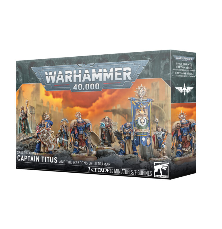Space Marines Captain Titus and the Wardens of Ultramar