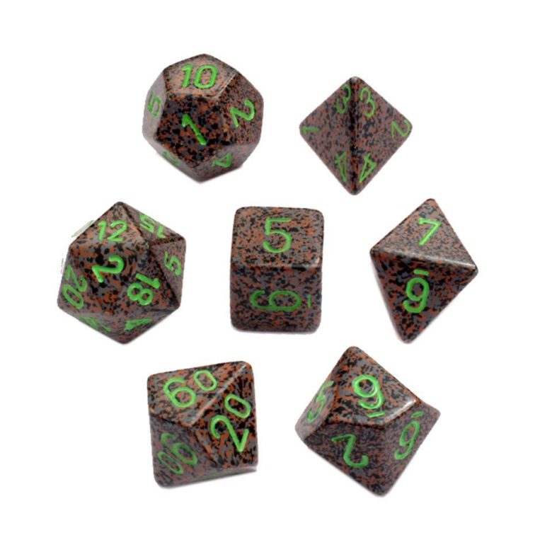 Dés en boite Speckled Earth